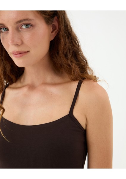 Kahverengi Basic Askılı Atlet modelleri