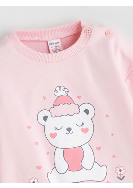 Yeni Sezon Kız Bebek Sweatshirt ve Eşofman Altı 2'li modelleri