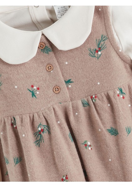 Yeni Sezon Bebe Yaka Kız Bebek Bluz ve Elbise 2'li fiyatları