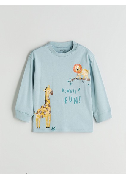 Yeni Sezon Baskılı Erkek Bebek Tişört ve Pantolon 2'li fiyatları