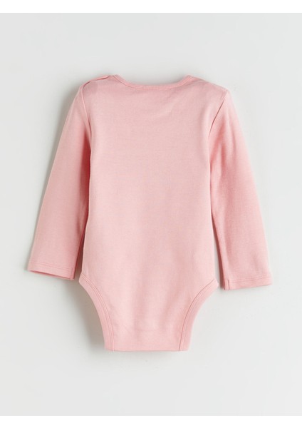 Yeni Sezon Baskılı Kız Uzun Kollu Bebek Çıtçıtlı Body 2'li modelleri