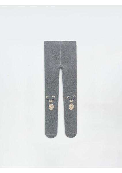 Yeni Sezon Beli Lastikli Kedi Baskılı Erkek Çocuk Havlu Külotlu Çorap