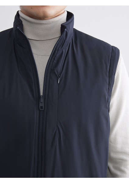 Yeni Sezon Çift Taraflı Dik Yaka Erkek Şişme Yelek fırsatları