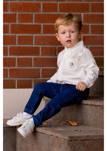 Beyaz Erkek Bebek Gömlek Body fiyatları