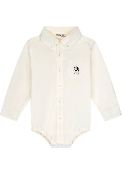 Beyaz Erkek Bebek Gömlek Body modelleri