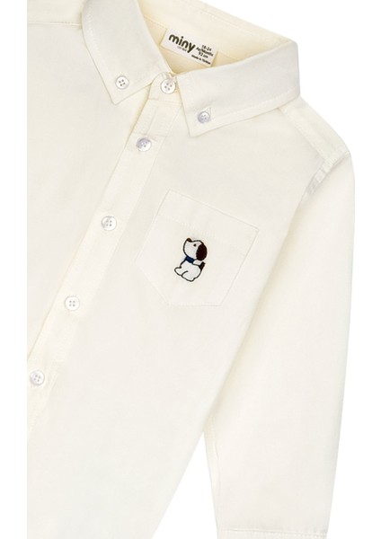 Beyaz Erkek Bebek Gömlek Body indirimleri