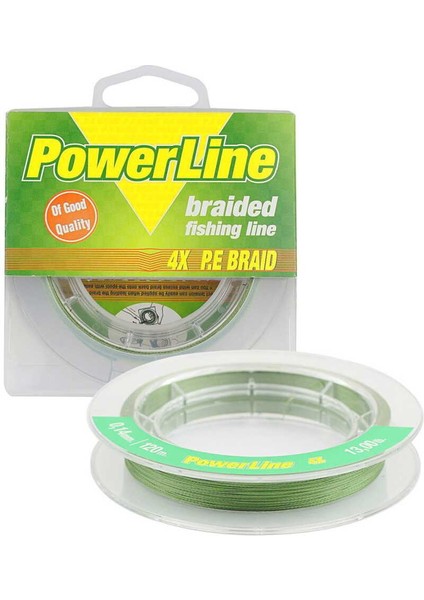 Power Lıne Classıc Braid 4x 250 mt Örgü Ip (Yeşil) 0,14 mm