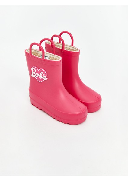 Yeni Sezon Barbie Baskılı Kız Bebek Yağmur Botu
