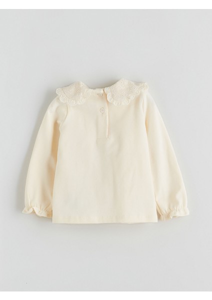 Yeni Sezon Bebe Yaka Kız Bebek Sweatshirt ve Tayt 2'li fırsatları