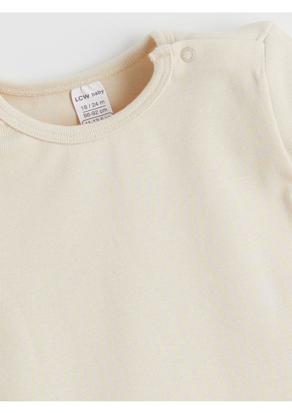 Yeni Sezon Bisiklet Yaka Erkek Bebek Çıtçıtlı Bodysuit 3'lü modelleri