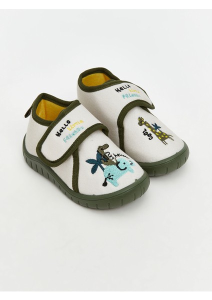 Yeni Sezon Baskılı Erkek Bebek Panduf