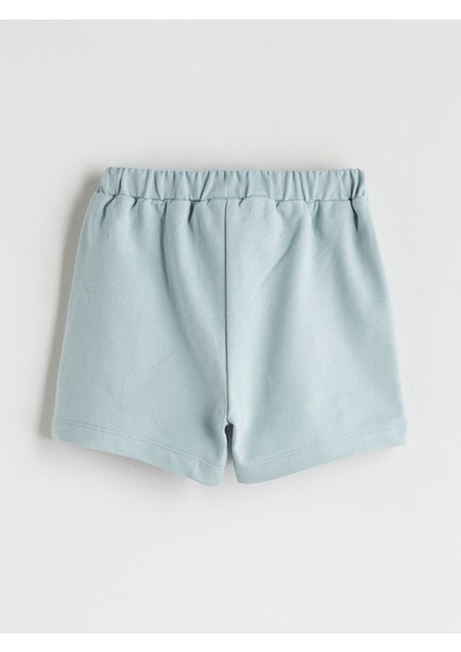 Yeni Sezon Beli Lastikli Erkek Bebek Şort 2'li modelleri