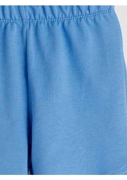 Yeni Sezon Beli Lastikli Kız Bebek Şort modelleri