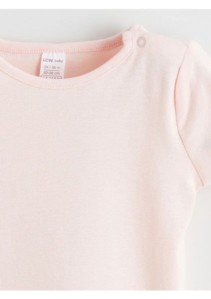 Yeni Sezon Bisiklet Yaka Kız Bebek Çıtçıtlı Body 2'li modelleri