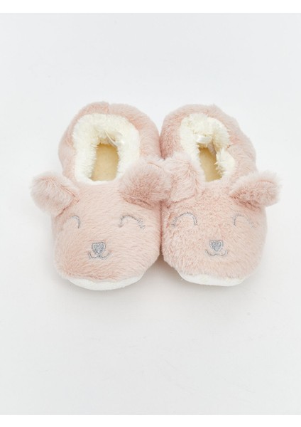 Yeni Sezon Pelüş Kız Bebek Ev Ayakkabısı Panduf modelleri
