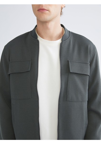 Yeni Sezon Bomber Yaka Uzun Kollu Erkek Ceket modelleri