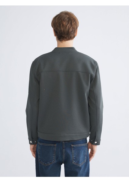 Yeni Sezon Bomber Yaka Uzun Kollu Erkek Ceket fırsatları