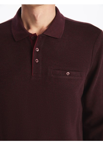 Yeni Sezon Polo Yaka Uzun Kollu Erkek Sweatshirt modelleri