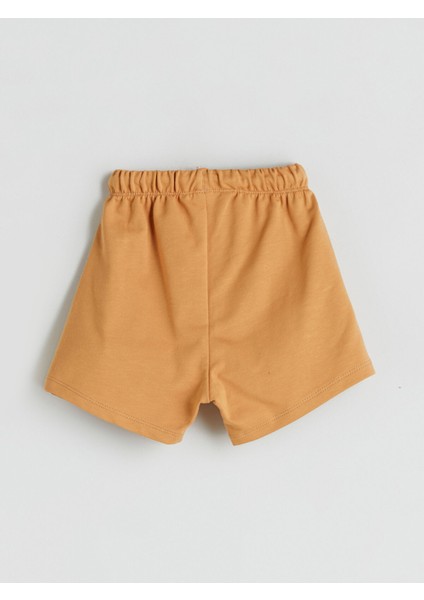 Yeni Sezon Beli Lastikli Erkek Bebek Şort 2'li fırsatları