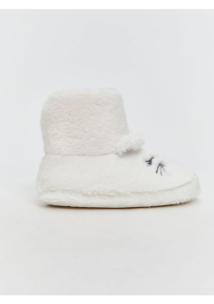 Yeni Sezon Hayvan Nakışlı Kız Bebek Ev Botu Panduf fiyatları