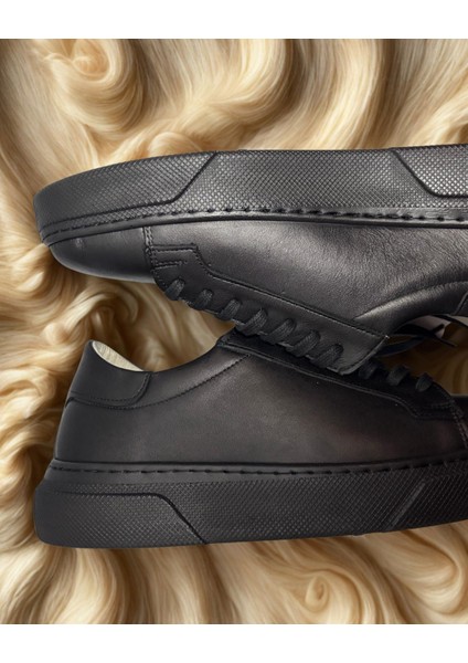 Erkek %100 Deri Esnek Taban Bağcıklı Casual Ayakkabı Sneaker indirimleri