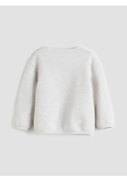 Yeni Sezon Bisiklet Yaka Kız Bebek Sweatshirt ve Tayt 2'li modelleri