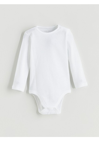 Yeni Sezon Bisiklet Yaka Basic Kız Bebek Çıtçıtlı Bodysuit 2'li fiyatları