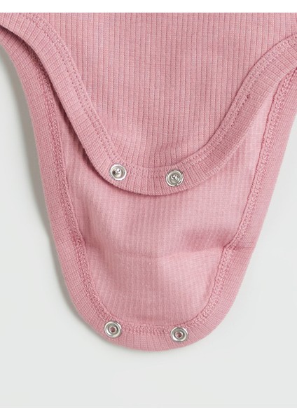 Yeni Sezon Bisiklet Yaka Kız Bebek Çıtçıtlı Body 3'lü modelleri