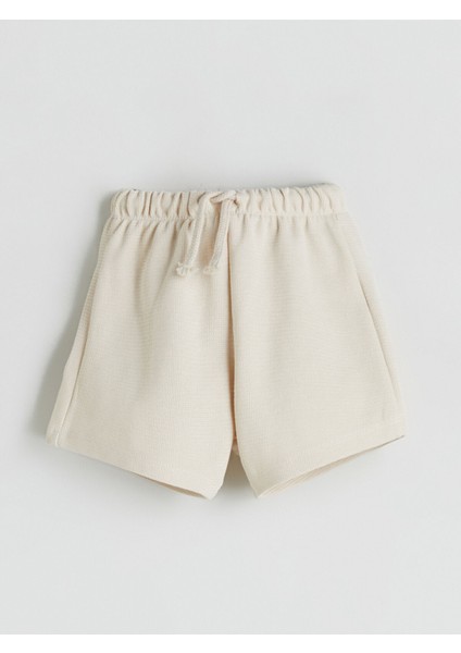 Yeni Sezon Beli Lastikli Erkek Bebek Şort 2'li indirimleri