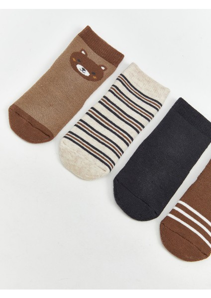 Yeni Sezon Erkek Bebek Havlu Soket Çorap 4'lü modelleri