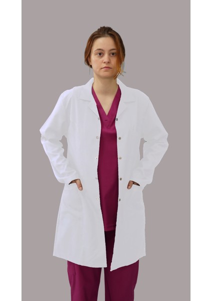 Klasik Yaka Uzun Boy Uzun Kol Doktor Hemşire Öğretmen Eczane Labaratuvar Önlüğü modelleri