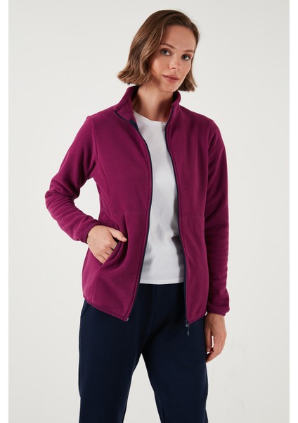 Slim Fit Anti-Pilling Tüylenme Yapmayan Fermuarlı 2'li Paket Polar Hırka Bayan Hırka 5907012S2 modelleri