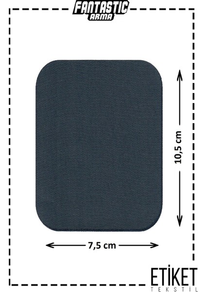 4'lü Paket Ütü ile Yapışan Dokuma Arma Patch Giysi & Kıyafetler Için (Gri) Yama Kolay Uygulama fiyatları