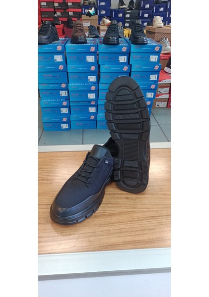 Erkek B505K Deri Kauçuk Kaydırmaz Tabanlı Sonbahar Kış Ilkbahar Siyah Outdoor Ayakkabı fiyatları