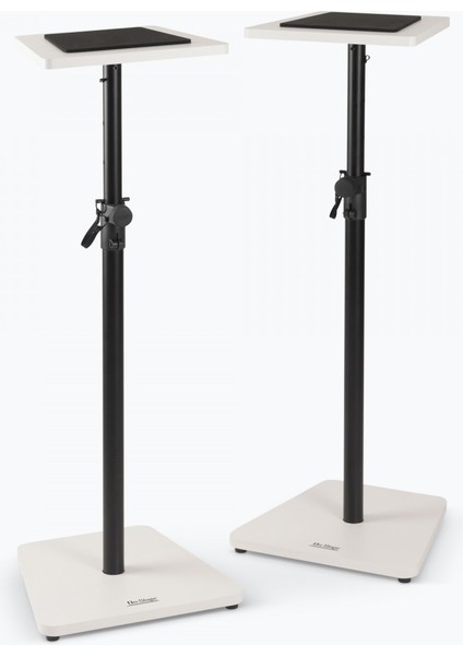 On Stage SMS7500W Beyaz Ahşap Stüdyo Monitör Standı (Çift)