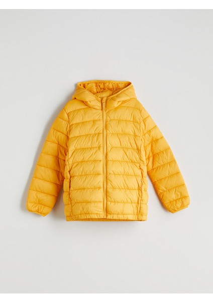 Yeni Sezon Kapüşonlu Erkek Çocuk Şişme Mont
