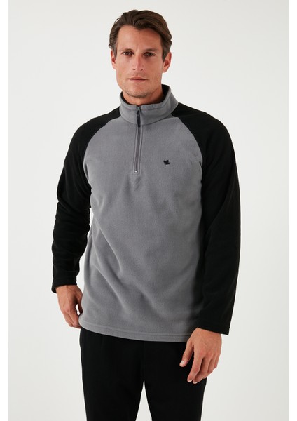 Slim Fit Yarım Fermuarlı Kışlık Şardonlu 2'li Paket Polar Erkek Polar 5906055S2 modelleri