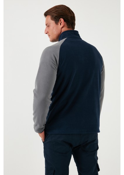 Slim Fit Yarım Fermuarlı Kışlık Şardonlu 2'li Paket Polar Erkek Polar 5906055S2 fırsatları