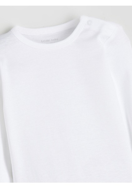 Yeni Sezon Bisiklet Yaka Erkek Bebek Çıtçıtlı Bodysuit 2'li modelleri