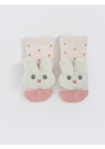 Yeni Sezon Kız Bebek Havlu Ev Çorabı