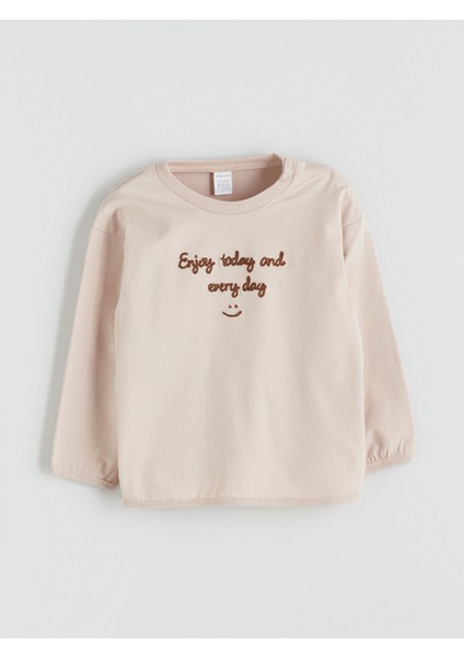 Yeni Sezon Bisiklet Yaka Erkek Bebek Sweatshirt ve Eşofman Alt 2'li fiyatları