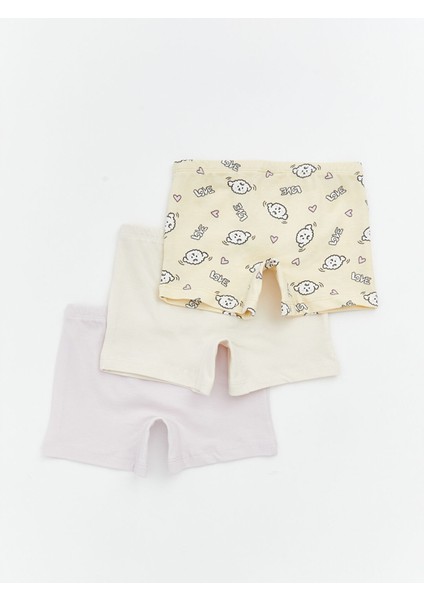 Yeni Sezon Beli Lastikli Kız Çocuk Boxer 3'lü fiyatları
