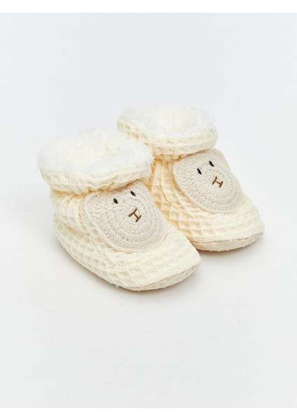 Yeni Sezon Hayvan Figürlü Çoraplı Erkek Bebek Panduf