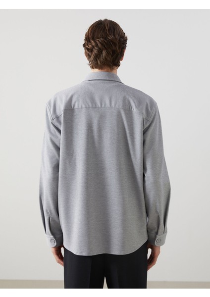 Yeni Sezon Regular Fit Uzun Kollu Erkek Gömlek Ceket fırsatları