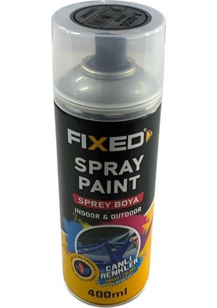 Fixed Krom Efekt Gümüş Sprey Boya 400ML