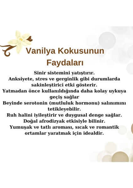 Cacagift Vanilla Blossom ( Vanilya Çiçeği) Kokulu Mum – Yumuşak Vanilya Aromalı Dekoratif Mum 1 Adet modelleri