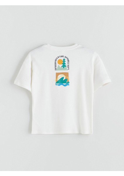 Yeni Sezon Bisiklet Yaka Baskılı Erkek Çocuk Tişört fırsatları