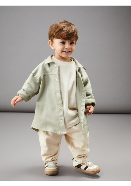 Yeni Sezon Bisiklet Yaka Erkek Bebek 3'lü Takım