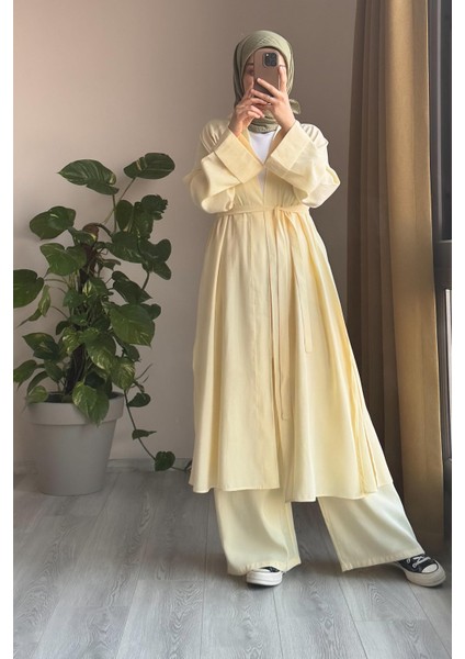Modal Kimono-Soft Sarı