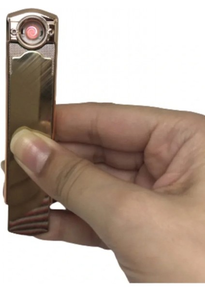 Alevsiz USB Şarj Edilebilir Çakmak Şarjlı USB Kızaklı Çakmak